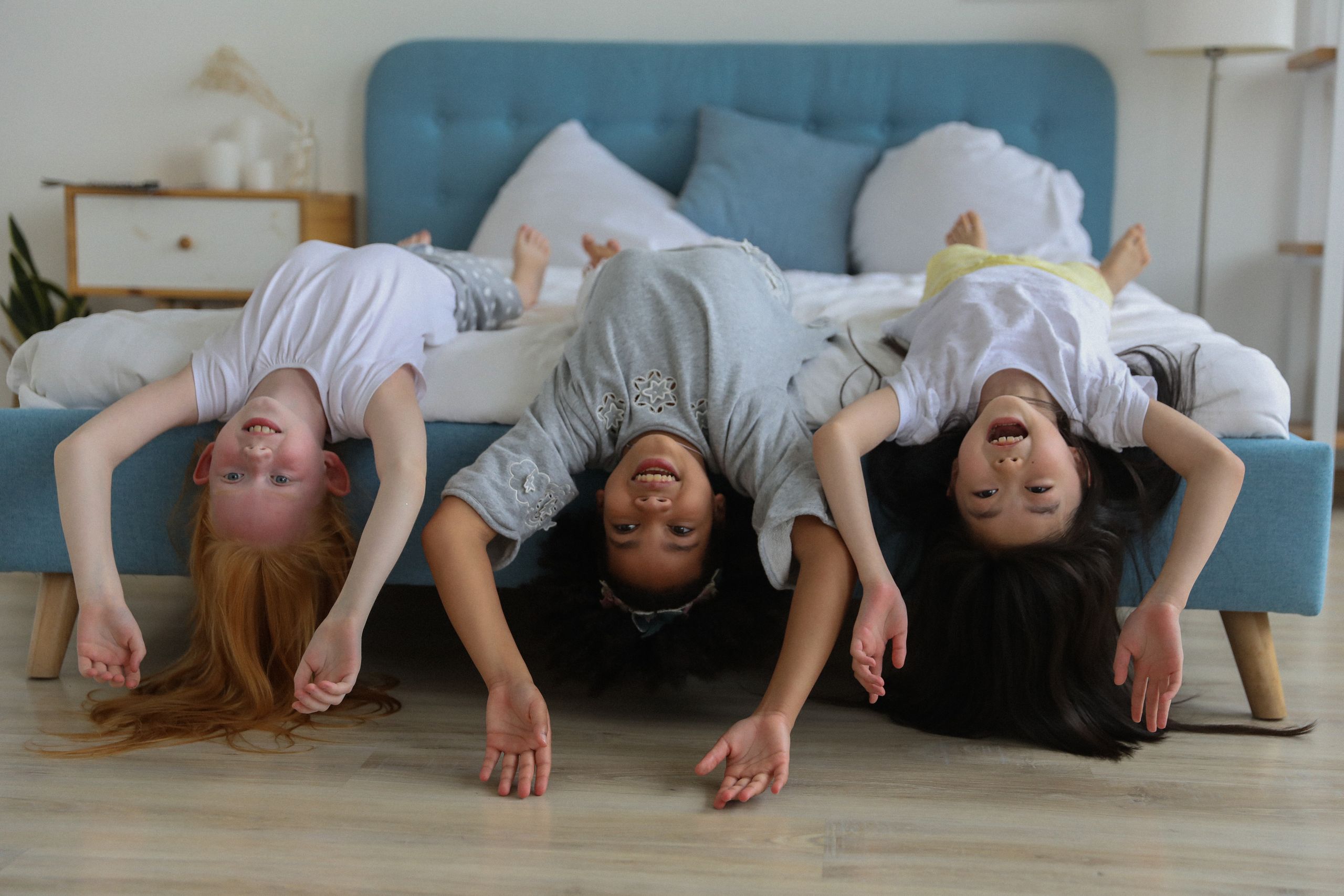 children resting on bed, personalized pediatric sleep support